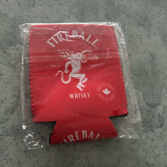 Fireball Whisky Coozie NWOT - Picture 2 of 4